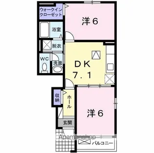ブライト ヴィラ 2【1階】の間取り