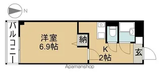 グレイス国府宮Ⅱ【603号室】の間取り