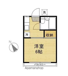 メゾンリビエラ【101号室】の間取り