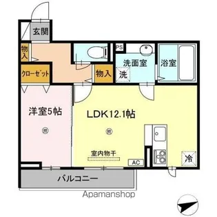 メゾン ドーミー【2階】の間取り