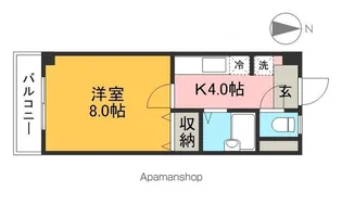 貳室邸マンション【2階】の間取り