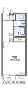 レオネクストウインズ立野【4階】の間取り