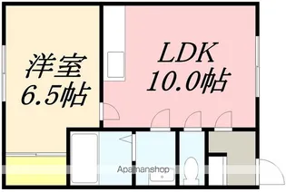 コーポ岡村【201号室】の間取り