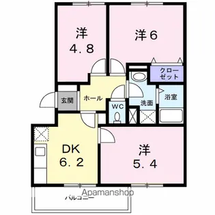 エクセルステージⅠ【3階】の間取り