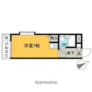 煉瓦館58【3階】の間取り