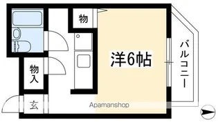 デ・リード鴨川公園【202号室号室】の間取り