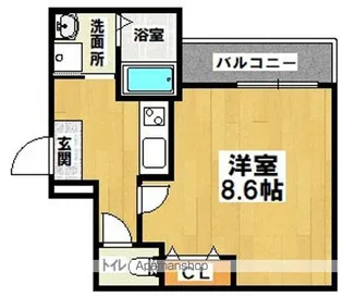 フジパレス鳳駅西Ⅴ番館【2階】の間取り