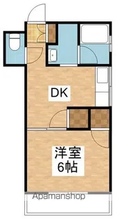 コーポ倉田【4階】の間取り