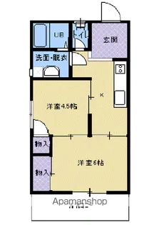 アスピアA【2階】の間取り