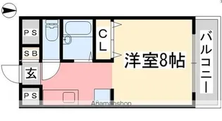 カーサエルマール【502号室】の間取り