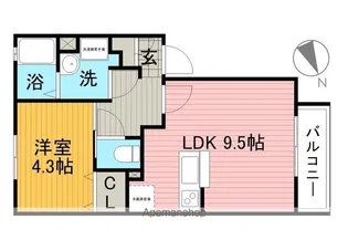 エクセレンテ【1階】の間取り