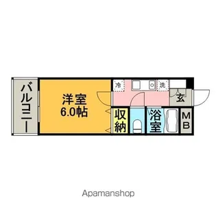 サントピア大橋(旧物件名ABCマンション)【2階】の間取り