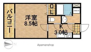 RIVIERA【3階】の間取り