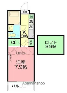 POPOLARE【2階】の間取り