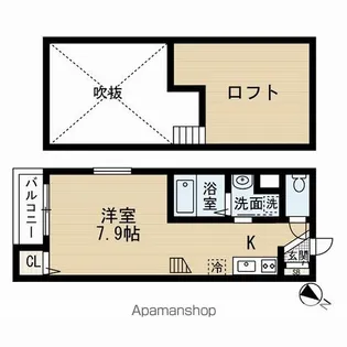 ヴィサージュ井尻【205号室】の間取り