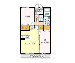 タクティス【3階】の間取り