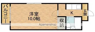 中沢CHG【4階】の間取り