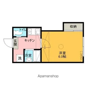 アタンシオン【206号室】の間取り