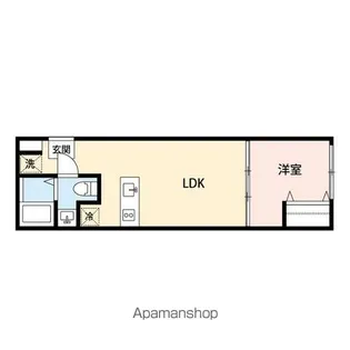 THE ONE 千鳥町【4階】の間取り