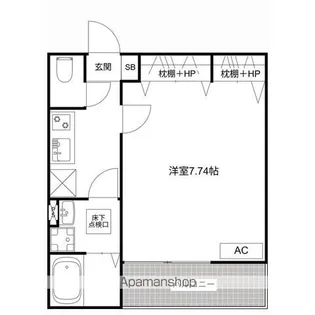 MQUARTO柏Ⅲ【1階】の間取り