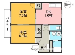 リバティハウス【1階】の間取り