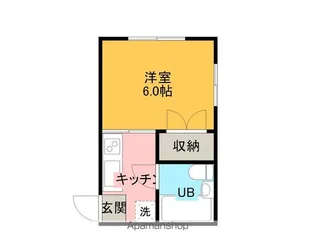 コーポフロール【8号室】の間取り