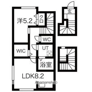 ルミエール【308号室】の間取り