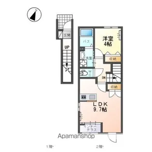 TーVILLAGE【2階】の間取り