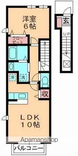 セレシード壱番館【2階】の間取り