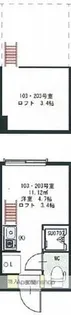 STAGE南阿佐ヶ谷【103号室】の間取り
