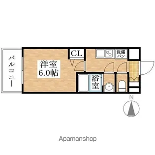 プレサンス尾張一宮ジュレア【302号室】の間取り