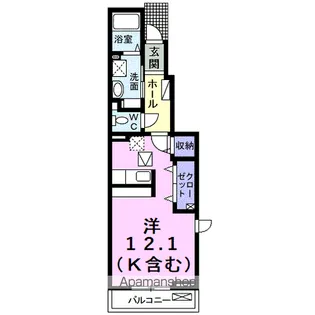 エアリー【1階】の間取り