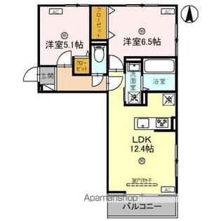 DーREGALO城東N【3階】の間取り