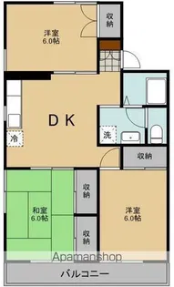 高橋ハイツ【A201号室】の間取り