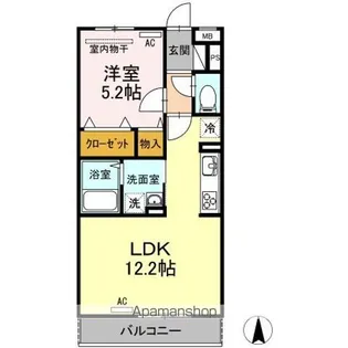 コルノリザイア【2階】の間取り