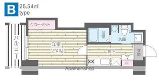 HF四条河原町レジデンス【609号室】の間取り