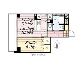 エスティメゾン錦糸町Ⅱ【5階】の間取り