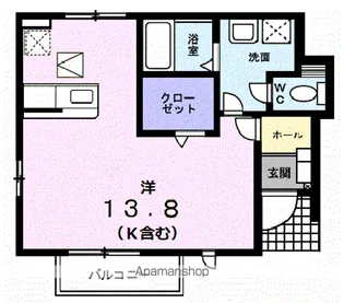 ヴィオラ【1階】の間取り