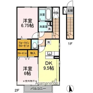アベンシス【2階】の間取り