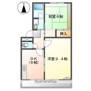 WING香久山A【2階】の間取り