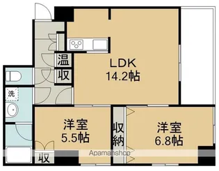 イーストゲート名掛丁【3階】の間取り