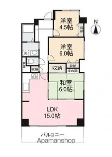 レジデンス松島【5階】の間取り