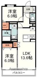 VIOLA神明町【2階】の間取り
