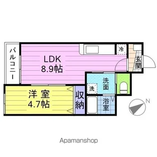 クレストⅦ【1階】の間取り