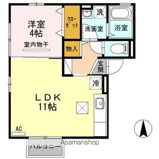 アプロス三ツ郷屋【1階】の間取り