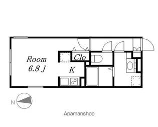 LUORE城西【5階】の間取り