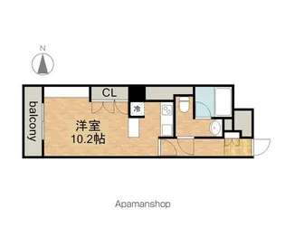 ドゥーエ大須【11階】の間取り
