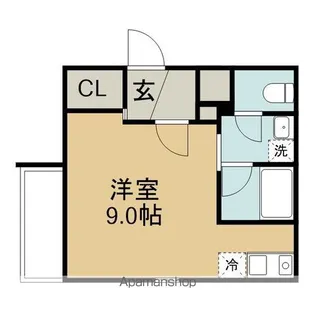 レジデンスカサブランカ(女性専用)【3階】の間取り