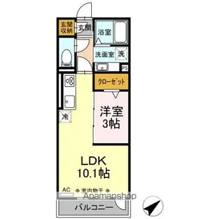 ADハイツ【2階】の間取り