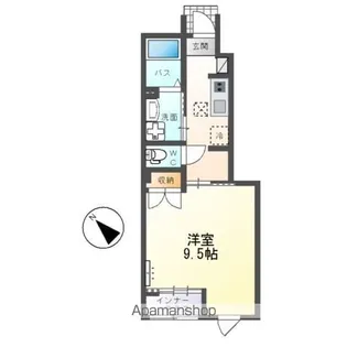 アメリアハイツ【1階】の間取り